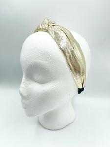 The Kate Knotted Headband - Gold