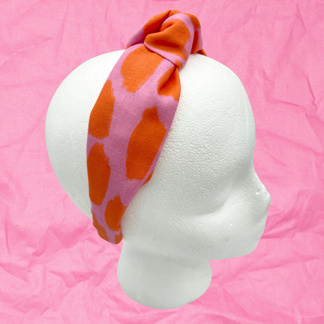 The Kate Knotted Headband - Tucan Tropic