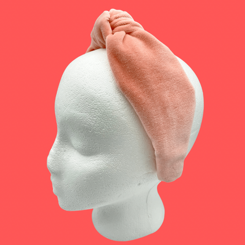 The Kate Knotted Headband - Salmon Crush