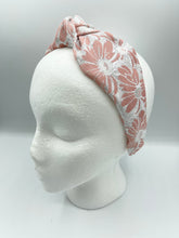 Load image into Gallery viewer, The Kate Knotted Headband - Metallic Floral