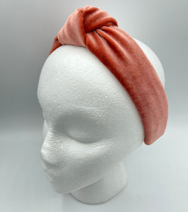 The Kate Coral Crush Knotted Headband