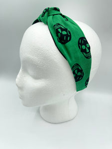 The Kate Knotted Headband - Kelly Green