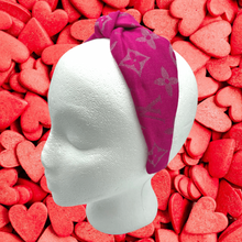 Load image into Gallery viewer, The Kate Knotted Headband - Magenta