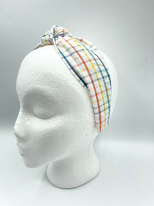 The Kate Headband - Pastel Gingham