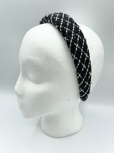The Elizabeth Tweed Padded Headband