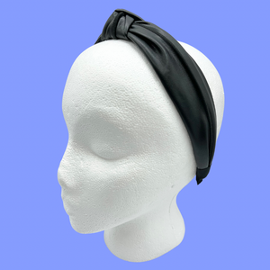 The Kate Knotted Headband - Leather