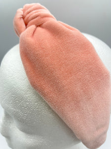 The Kate Knotted Headband - Salmon Crush