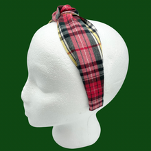 Load image into Gallery viewer, The Kate Knotted Headband - Winter Plaid