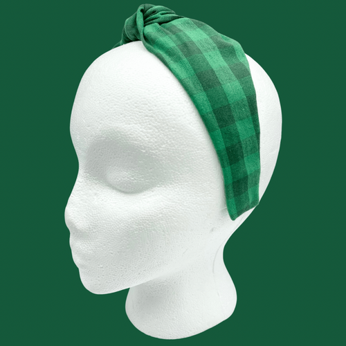 The Kate Knotted Headband - Greens
