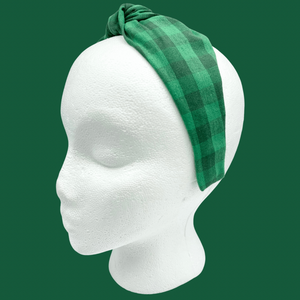 The Kate Knotted Headband - Greens