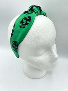 The Kate Knotted Headband - Kelly Green