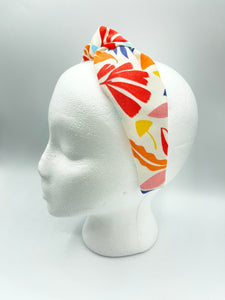 The Kate Knotted Headband - Summer Leaf
