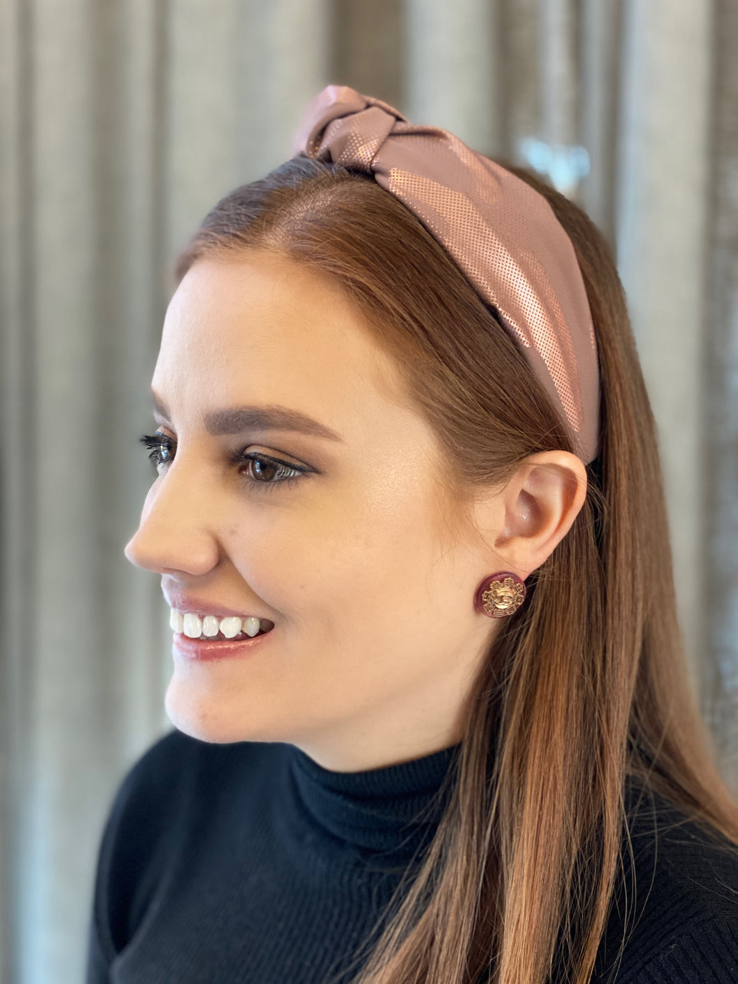 The Kate Rose Gold Knotted Headband
