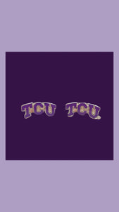 The TCU Stud Earring