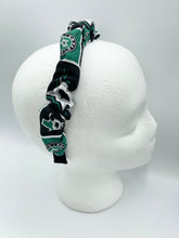 Load image into Gallery viewer, The Valentina Crinkle Headband in Dallas Stars