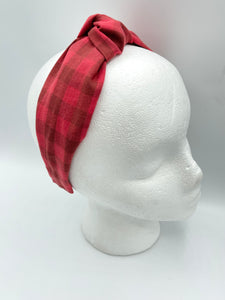 The Kate Knotted Headband - Reds