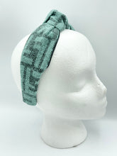 Load image into Gallery viewer, The Kate Knotted Headband - Aqua