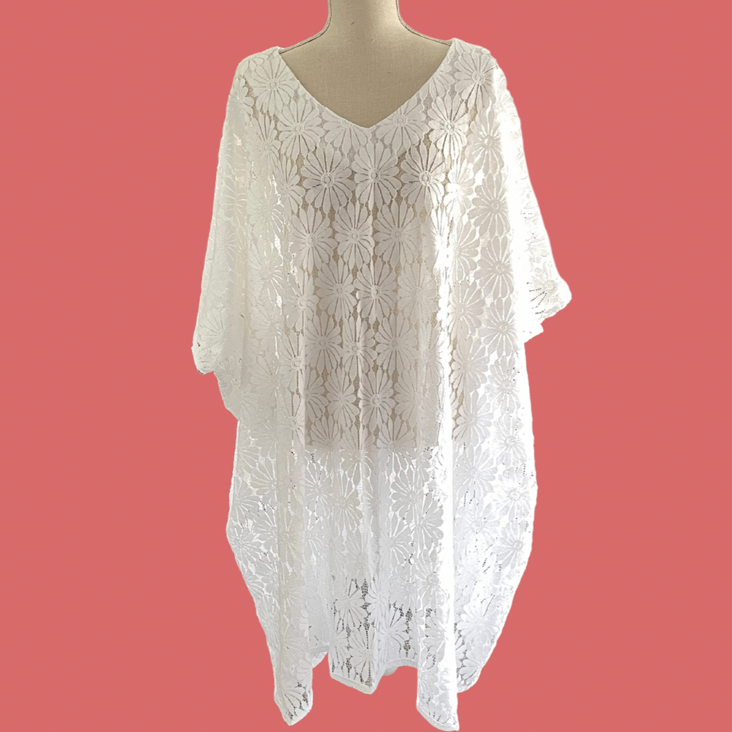 The Gemma Kaftan - Fleur Blanche