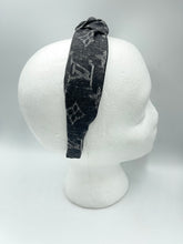 Load image into Gallery viewer, The Kate Knotted Headband - Smoke