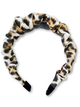 Load image into Gallery viewer, The Valentina Crinkle Headband in Cheetah