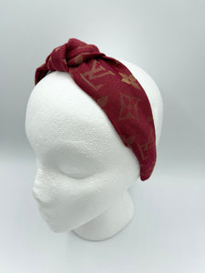 The Kate Knotted Headband - Red