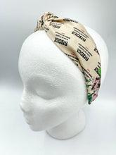 Load image into Gallery viewer, The Kate Knotted Headband - Floral Logo