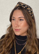 Load image into Gallery viewer, The Kate Leopard Jersey Knotted Headband
