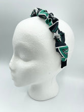 Load image into Gallery viewer, The Valentina Crinkle Headband in Dallas Stars