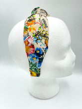 Load image into Gallery viewer, The Kate Knotted Headband - Floral Logo