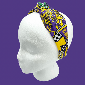 The Kate LSU Mardi Gras Headband