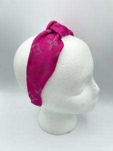 The Kate Knotted Headband - Magenta