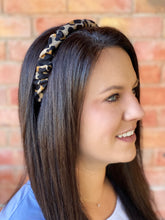 Load image into Gallery viewer, The Valentina Crinkle Headband in Leopard