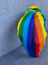Load image into Gallery viewer, The Kate Rainbow Knotted Headband