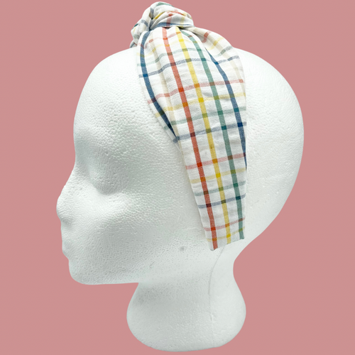 The Kate Headband - Pastel Gingham