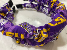 Load image into Gallery viewer, The Valentina Crinkle Headband in LSU
