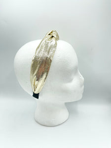 The Kate Knotted Headband - Gold
