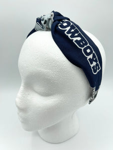 The Kate Dallas Cowboys Navy Headband