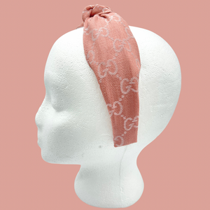 The Kate Knotted Headband - Pastel Pink