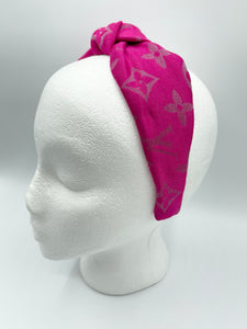 The Kate Knotted Headband - Magenta