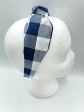 Load image into Gallery viewer, The Kate Knotted Headband - Blue Buffalo