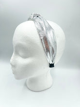 Load image into Gallery viewer, The Kate Knotted Headband - Silver