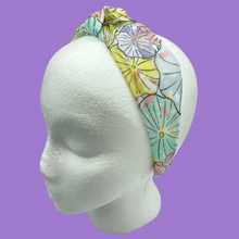 Load image into Gallery viewer, The Kate Knotted Headband - Floral Tulle