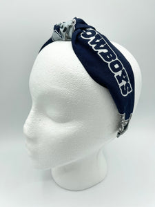 The Kate Dallas Cowboys Navy Headband