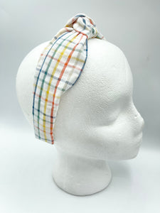 The Kate Headband - Pastel Gingham
