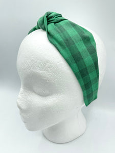 The Kate Knotted Headband - Greens