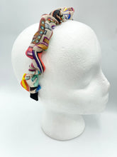 Load image into Gallery viewer, The Valentina Crinkle Headband in Multi Logo