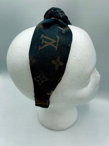 The Kate Knotted Headband - Metallic
