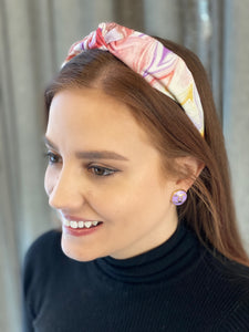 The Kate Pastel Swirl Knotted Headband