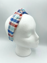 Load image into Gallery viewer, The Kate Knotted Headband - Summer Plaid